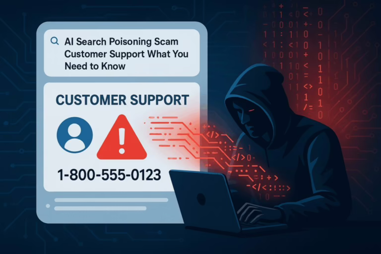 How Fake Support Scams Are Infiltrating AI Search Tools